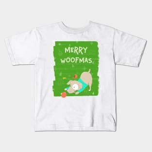 Merry Woofmas Kids T-Shirt